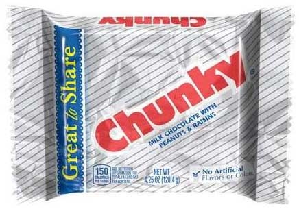 Chunky Giant Candy Bar, 4.25 Ounce -- 24 per case