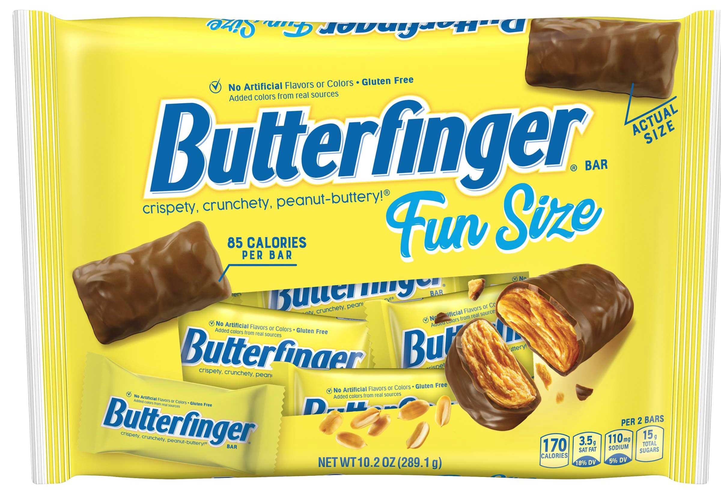 Butterfinger Fun Size Candy Bar, 10.2 Ounce -- 12 per case.