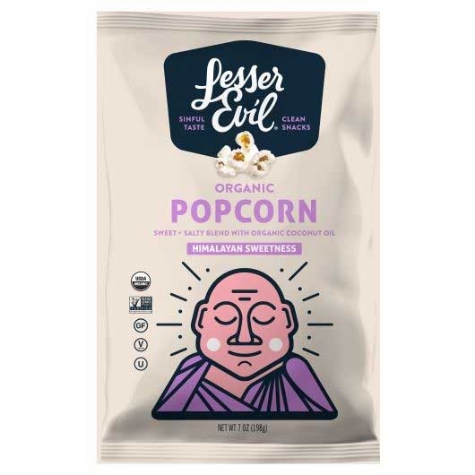 LesserEvil Organic Himalayan Sweetness Popcorn, 7 Ounce -- 12 per case