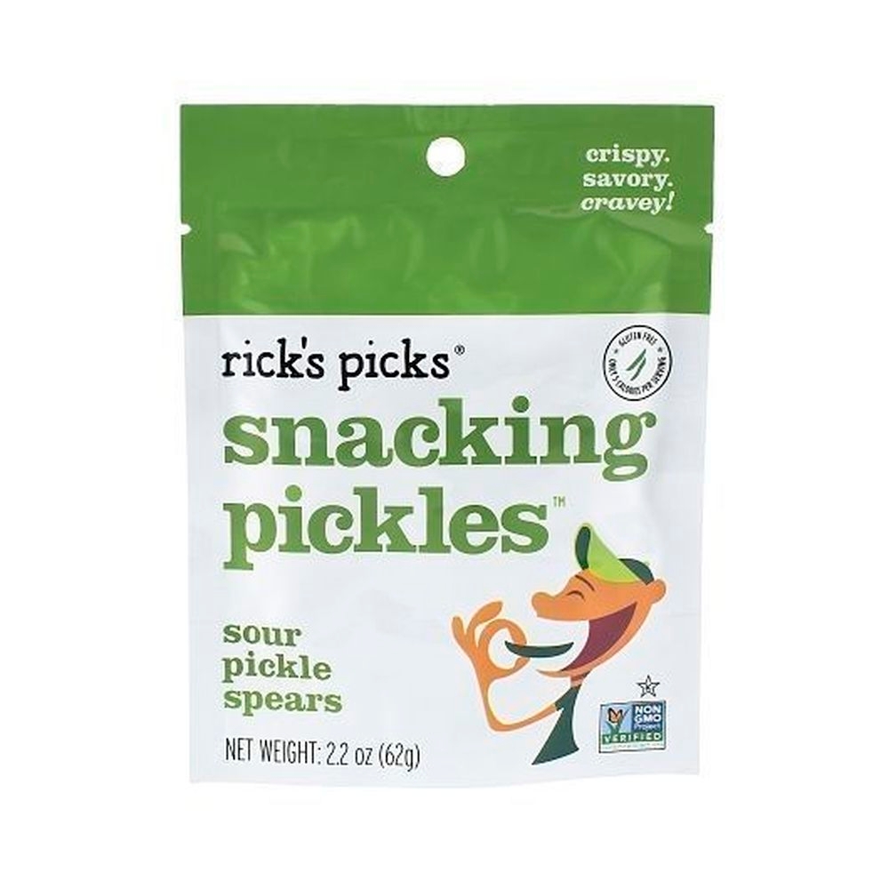 Ricks Picks Sour Pickle Spears, 2.2 Ounce -- 12 per case