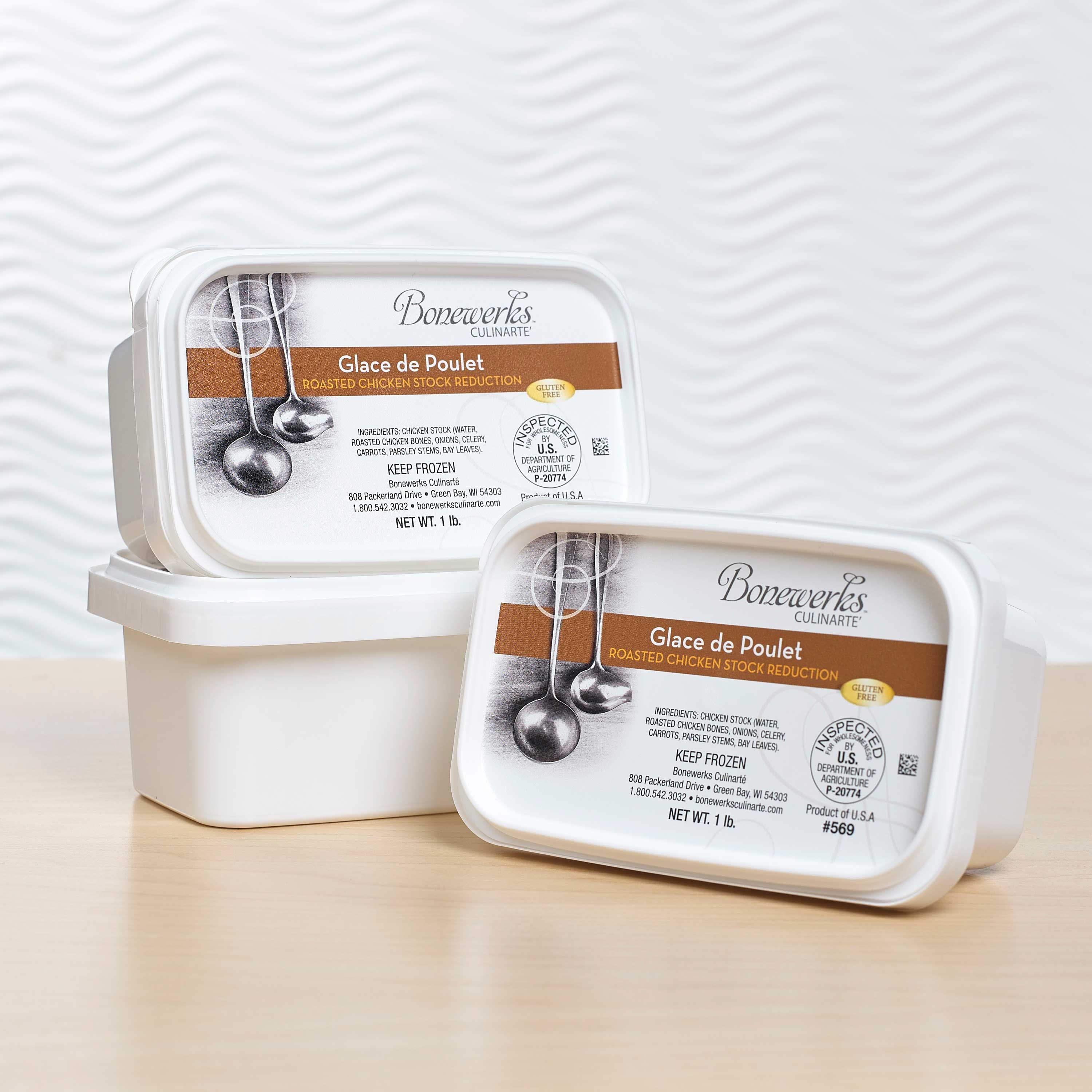 Bonewerks Culinarte Glace de Poulet Roasted Chicken Base, 5 Pound -- 4 per case.