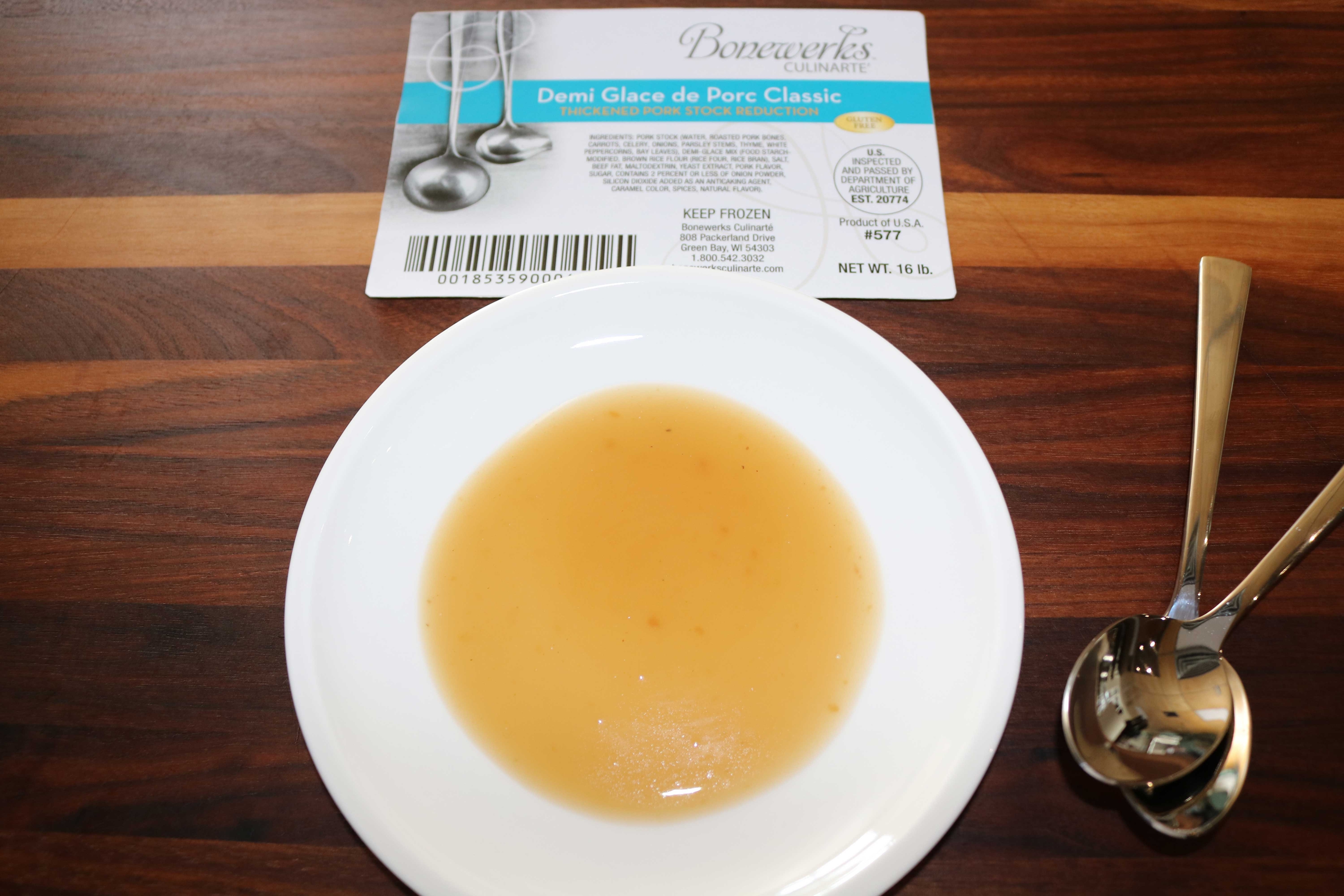 Bonewerks Culinarte Demi Glace de Porc Classic Pork Base, 16 Pound.