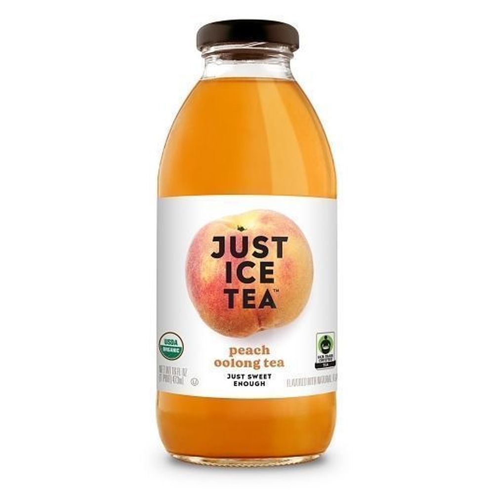 Just Ice Tea Peach Oolong Tea, 16 Fluid Ounce -- 12 per case