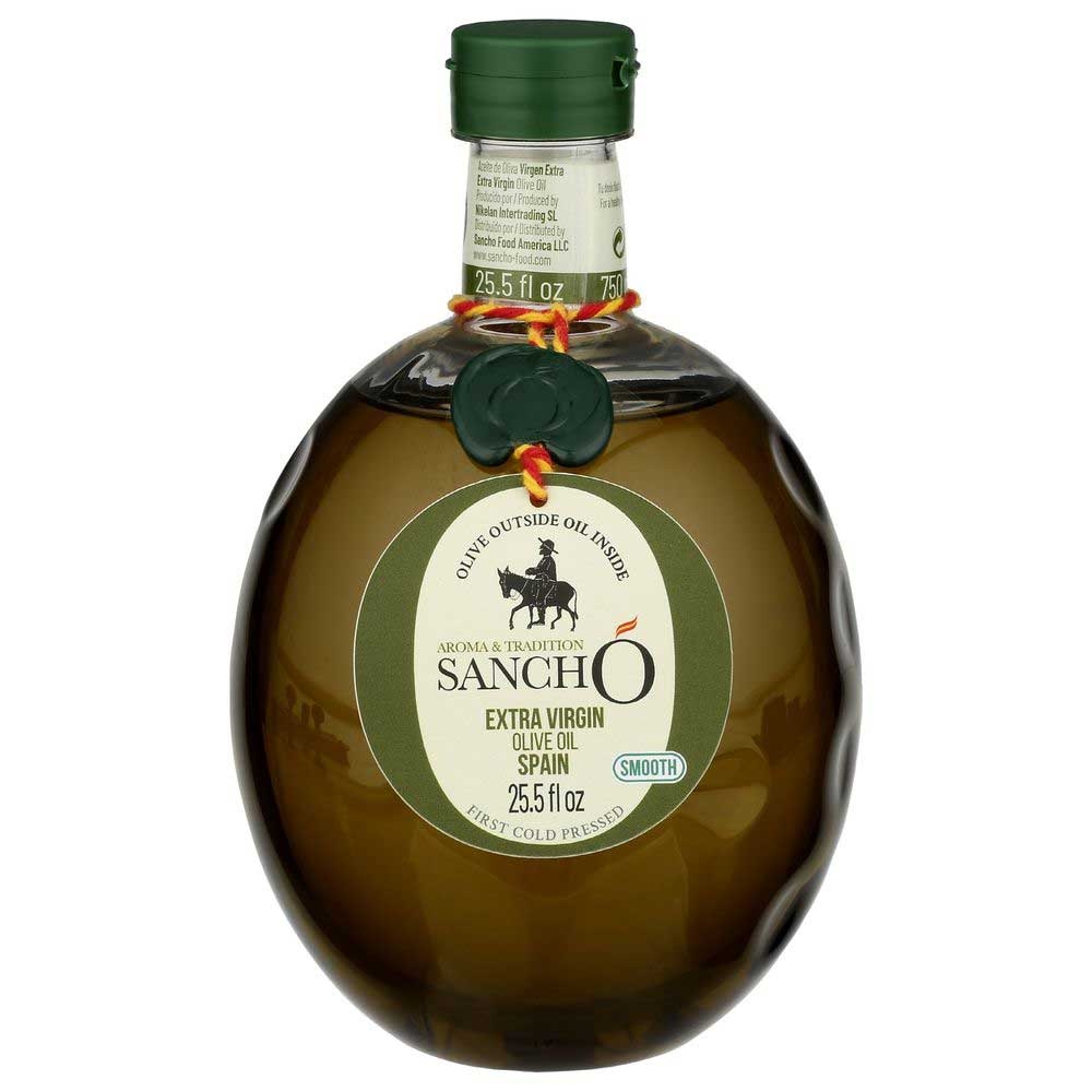 Sancho Smooth Extra Virgin Olive Oil, 25.5 Fluid Ounce -- 6 per case