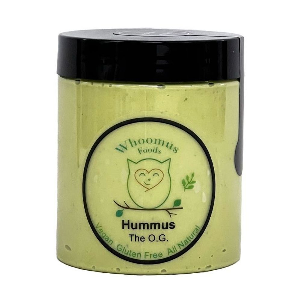 Whoomus Foods The OG Natural Mediterranean Hummus, 8 Ounce -- 6 per case