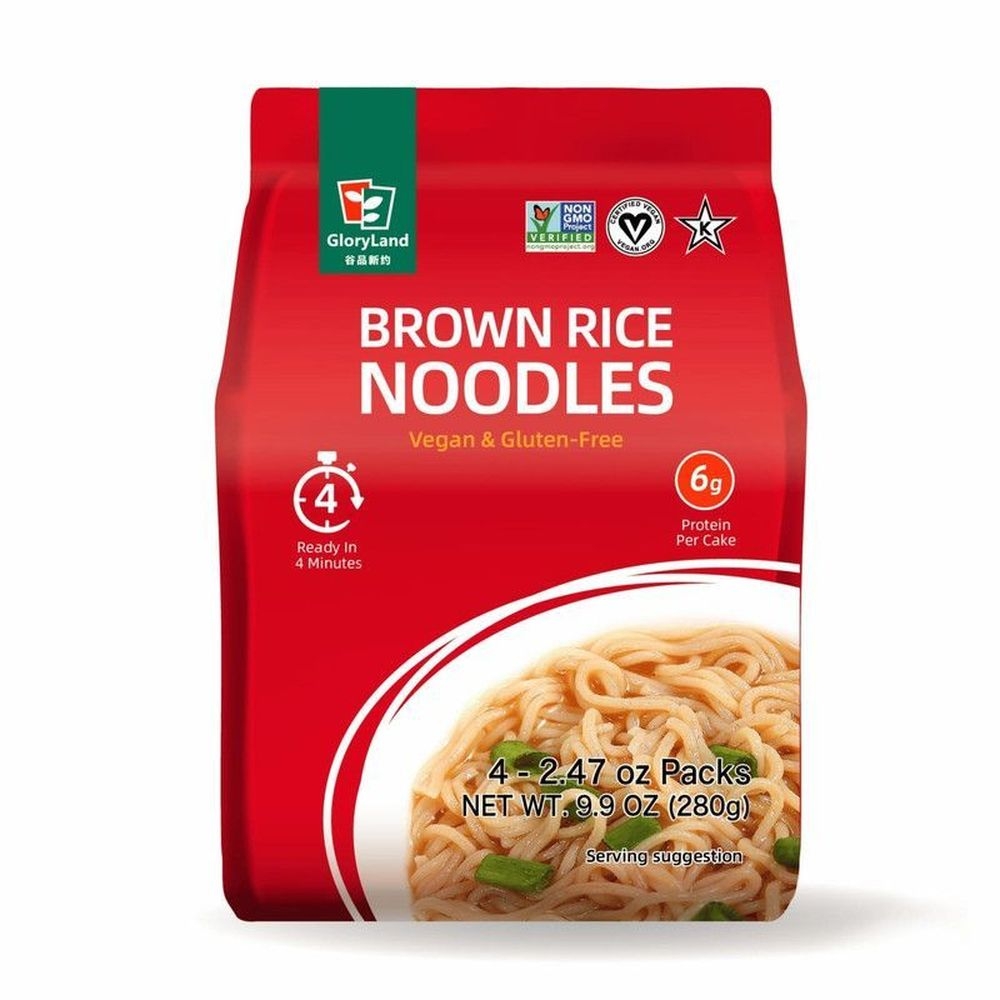GloryLand Brown Rice Noodles, 9.9 Ounce -- 6 per case