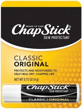 Chapstick Lip Moisturizer - Clip Strip -- 24 per case.