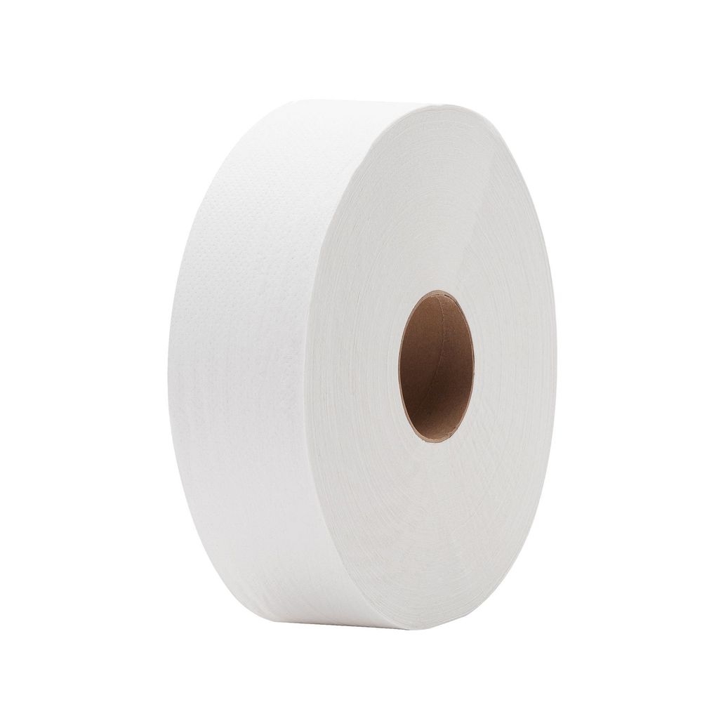 Resolute 2 Ply Green Seal Heritage Pro Jumbo Bath Tissue Roll, 12 inch -- 6 rolls per case.