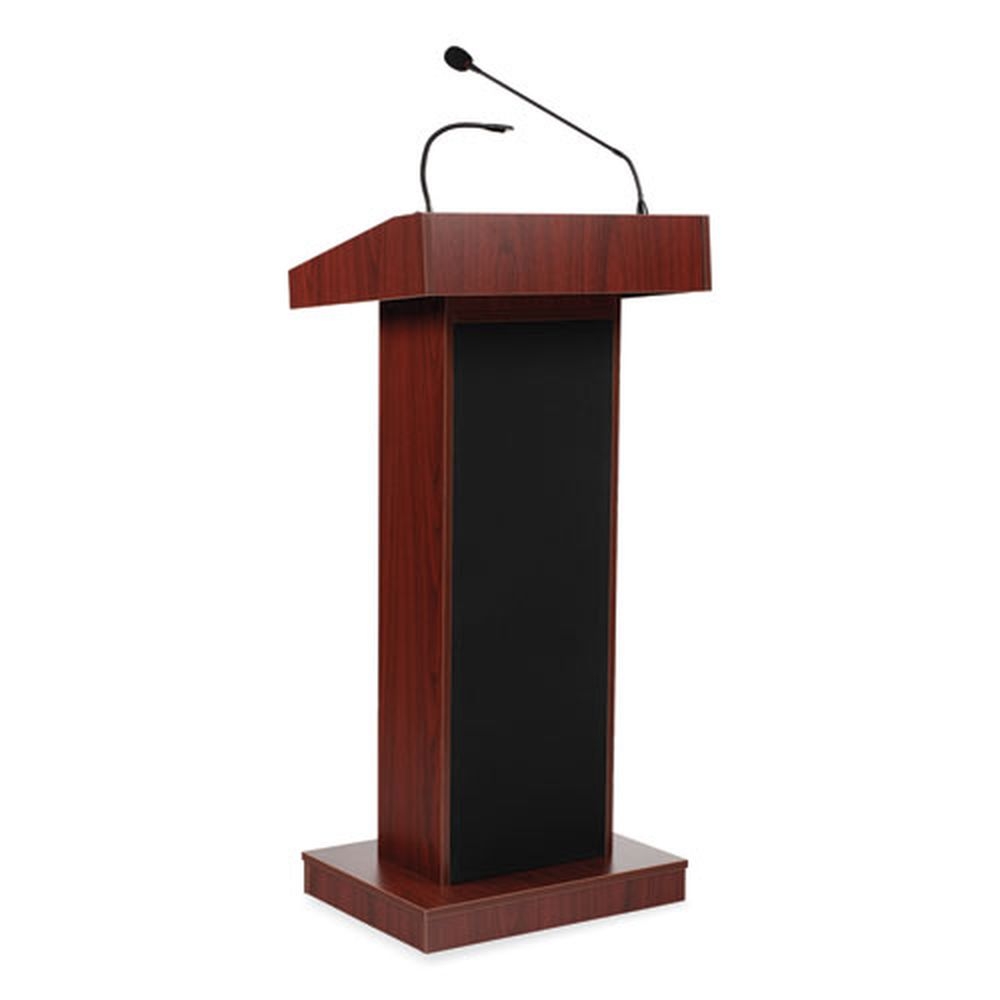 Oklahoma Sound Mahogany Orator Lectern, 22 x 17 x 46 inch