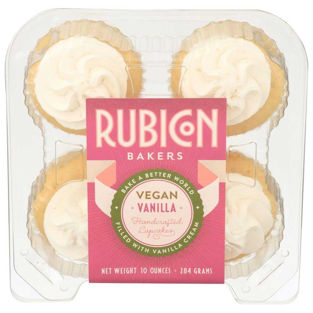 Rubicon Bakers Rubicon Vegan Vanilla Cupcake, 10 Ounce -- 12 per case