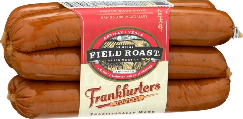 Field Roast Plant Based and Vegetarian Frankfurter, 16 Ounce -- 12 per case