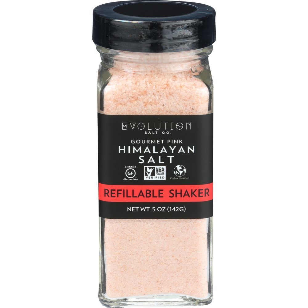Evolution Salt Gourmet Himalayan Salt Shaker, 5 Ounce.