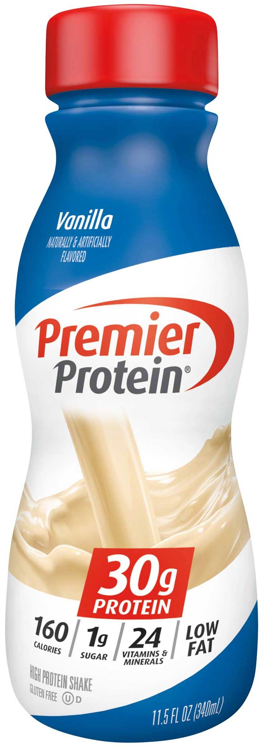 Premier Protein Vanilla Protein Shake, 11.5 Fluid Ounce -- 12 per case