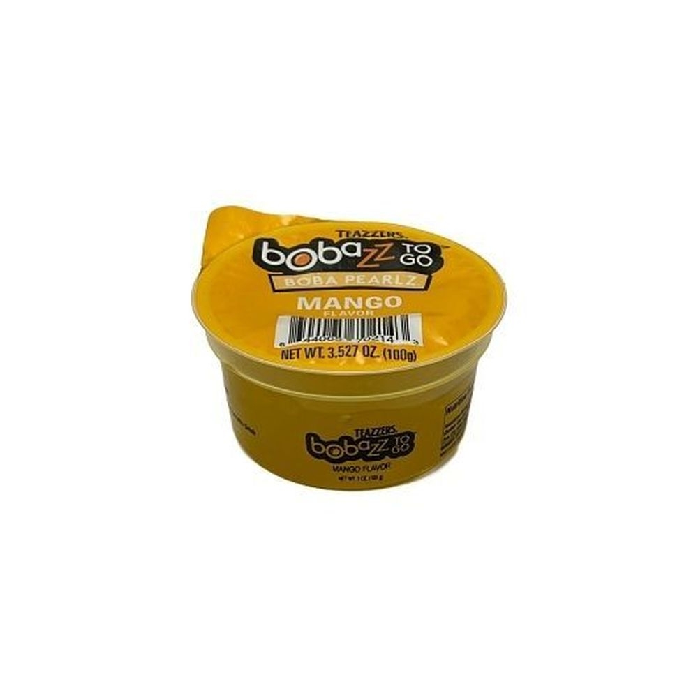 Bobazz To Go Mango Flavor Boba Pearlz, 3.527 Ounce -- 32 per case