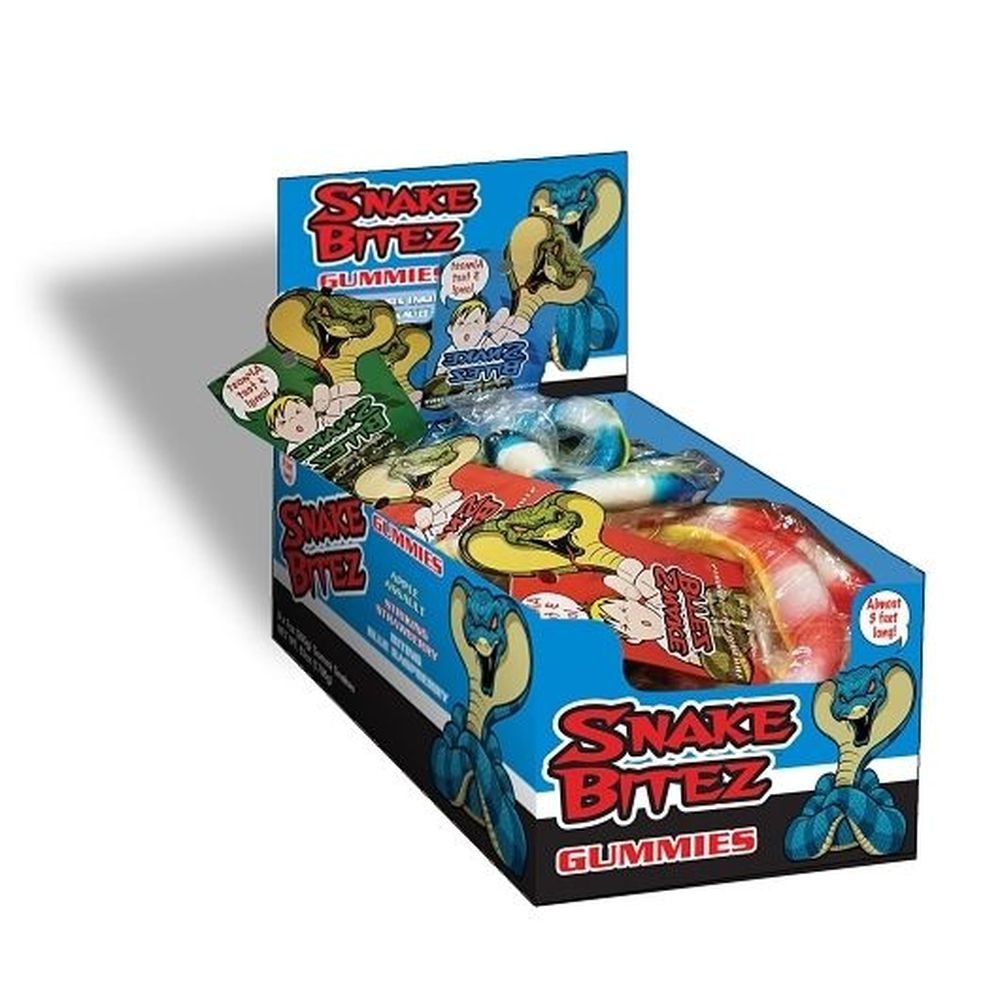Snake Bitez Gummi Candy, 7 Ounce -- 12 per case