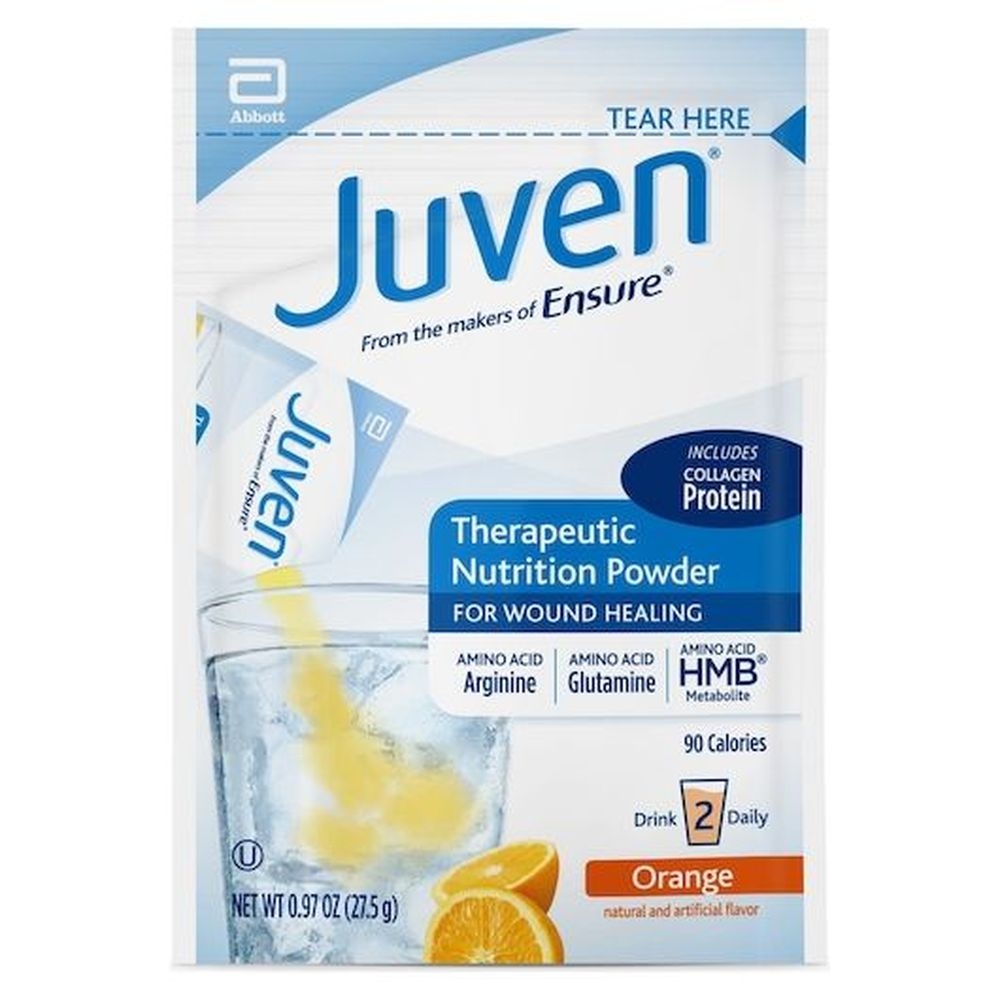 Juven Orange Therapeutic Nutrition Powder, 0.97 Ounce -- 30 per case