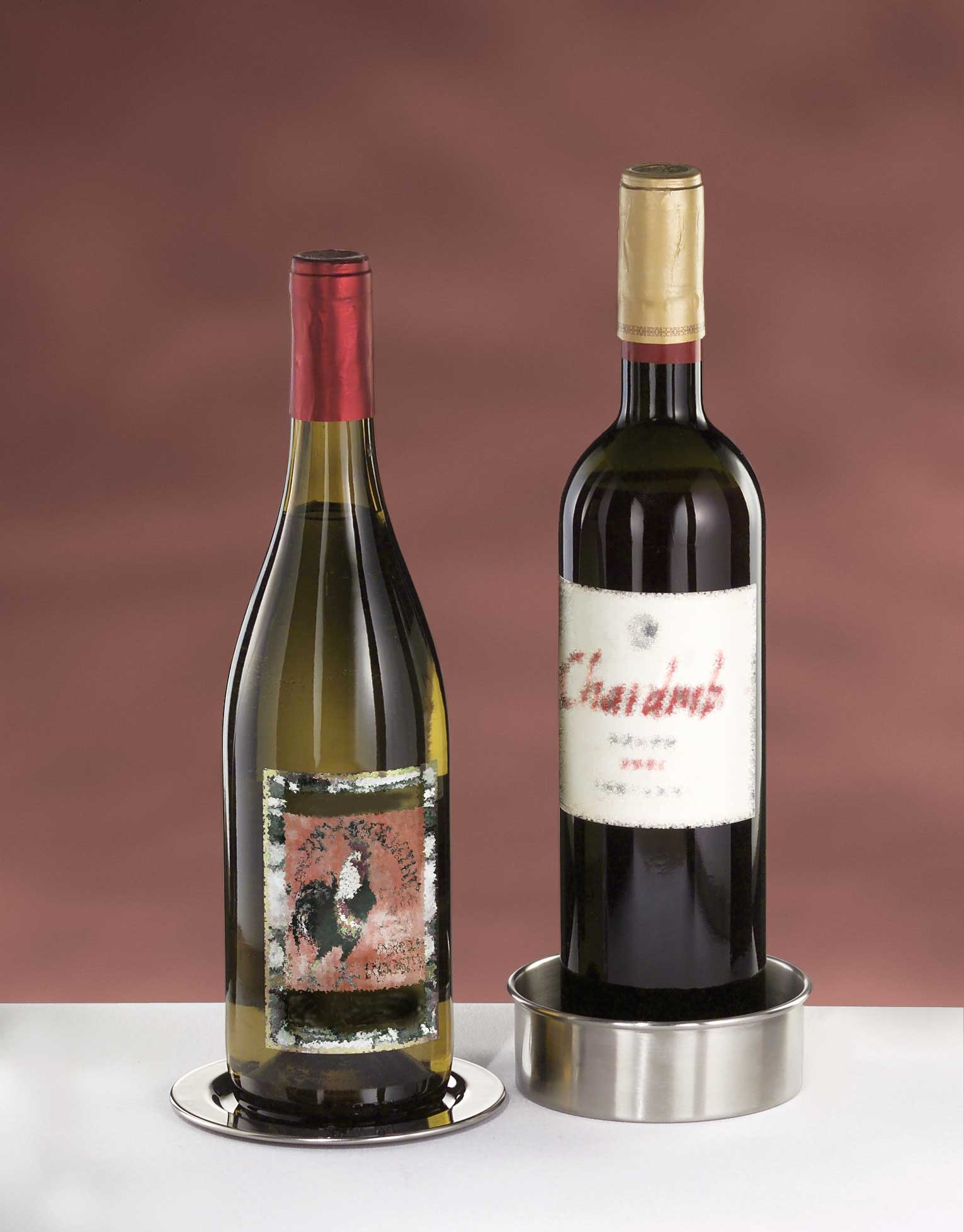 World Tableware Rolled Edge Wine Coaster, 4.75 inch -- 12 per case.