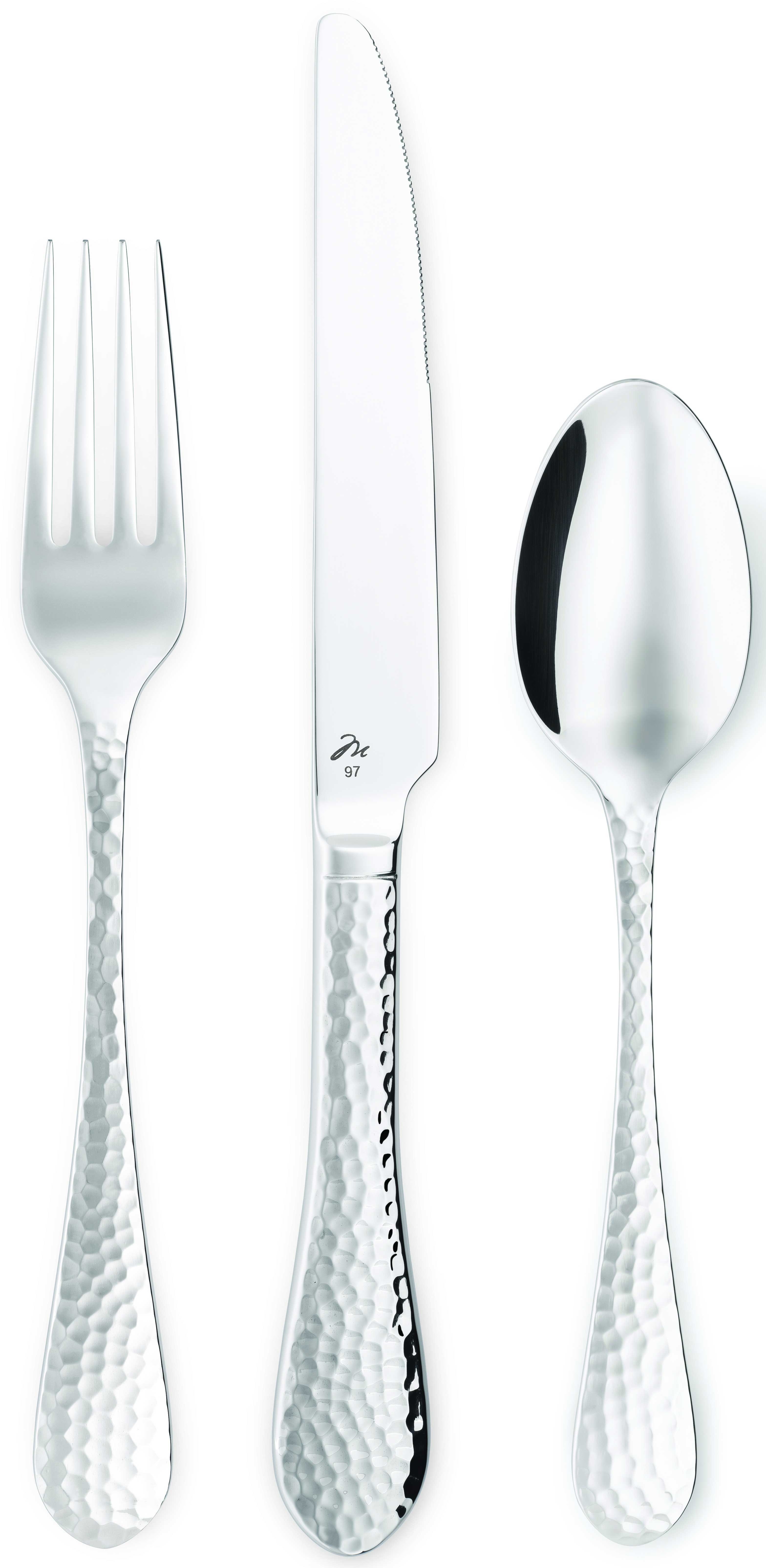 JJ Flats Tessellate Butter Spreader, 7 1/8 inch -- 12 per case.