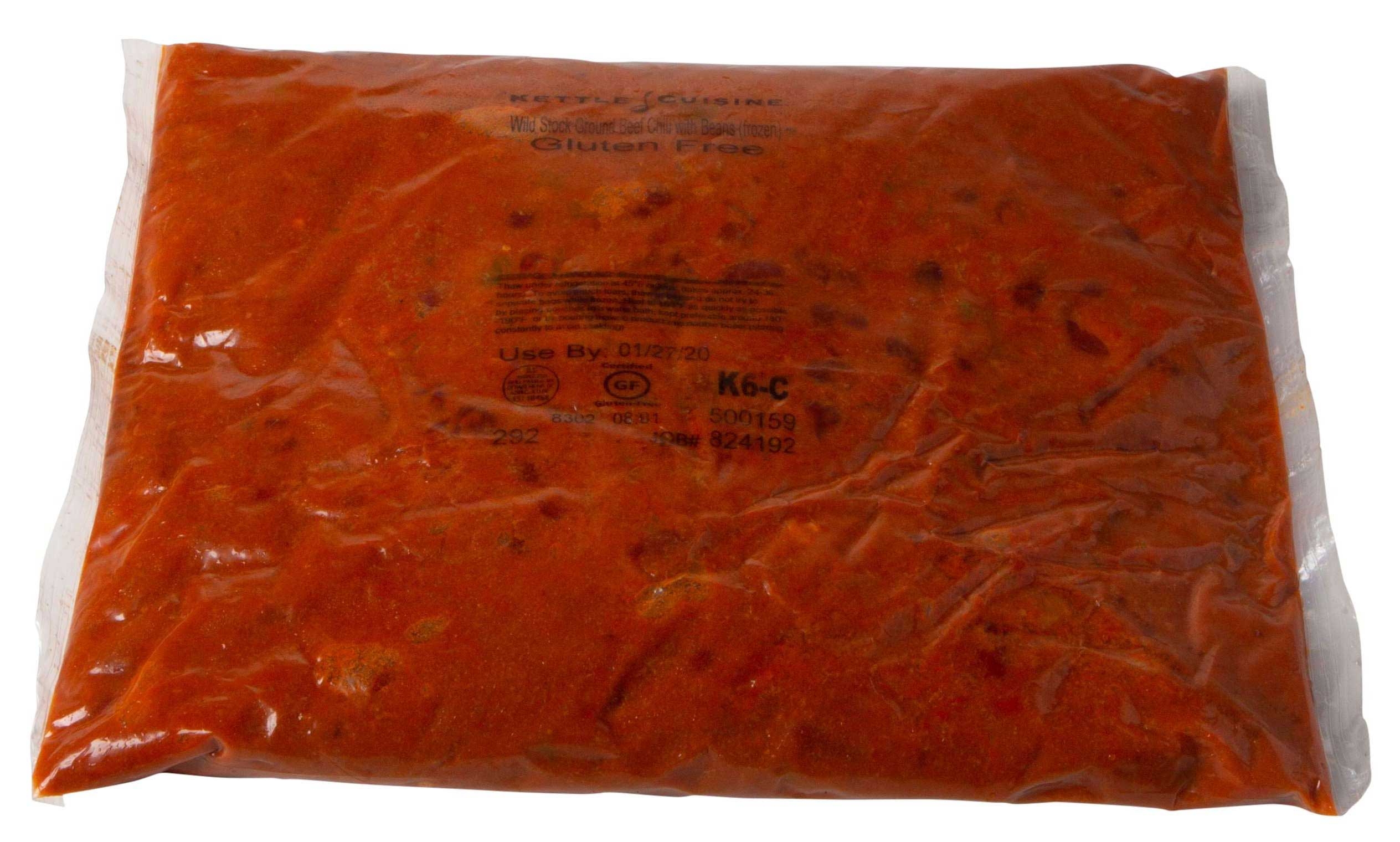 Wild Stock Ground Beef Chili with Beans, 4 Pound -- 4 per case.