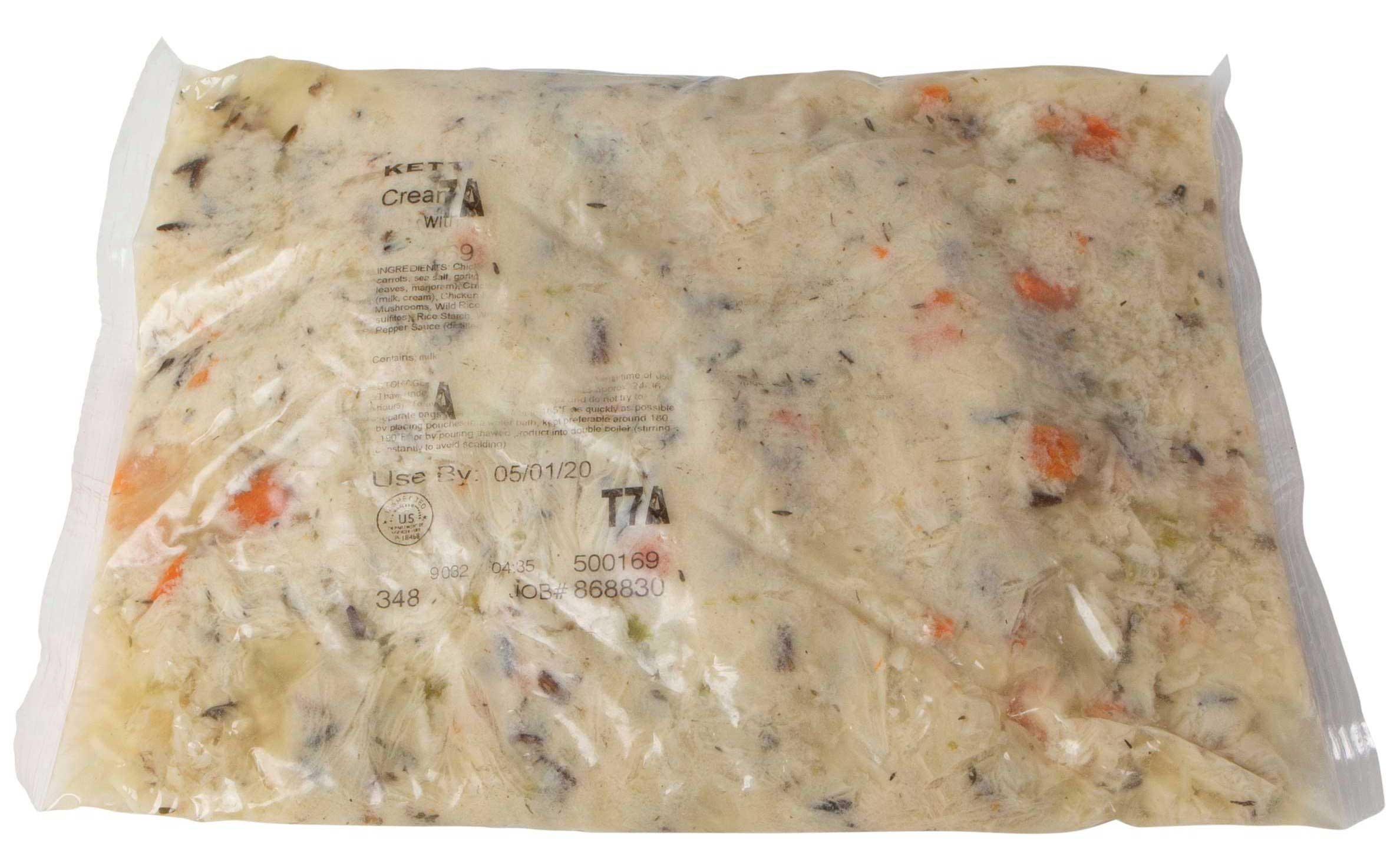 Kettle Cuisine Cream of Chicken with Wild Rice Soup, 4 Pound -- 4 per case