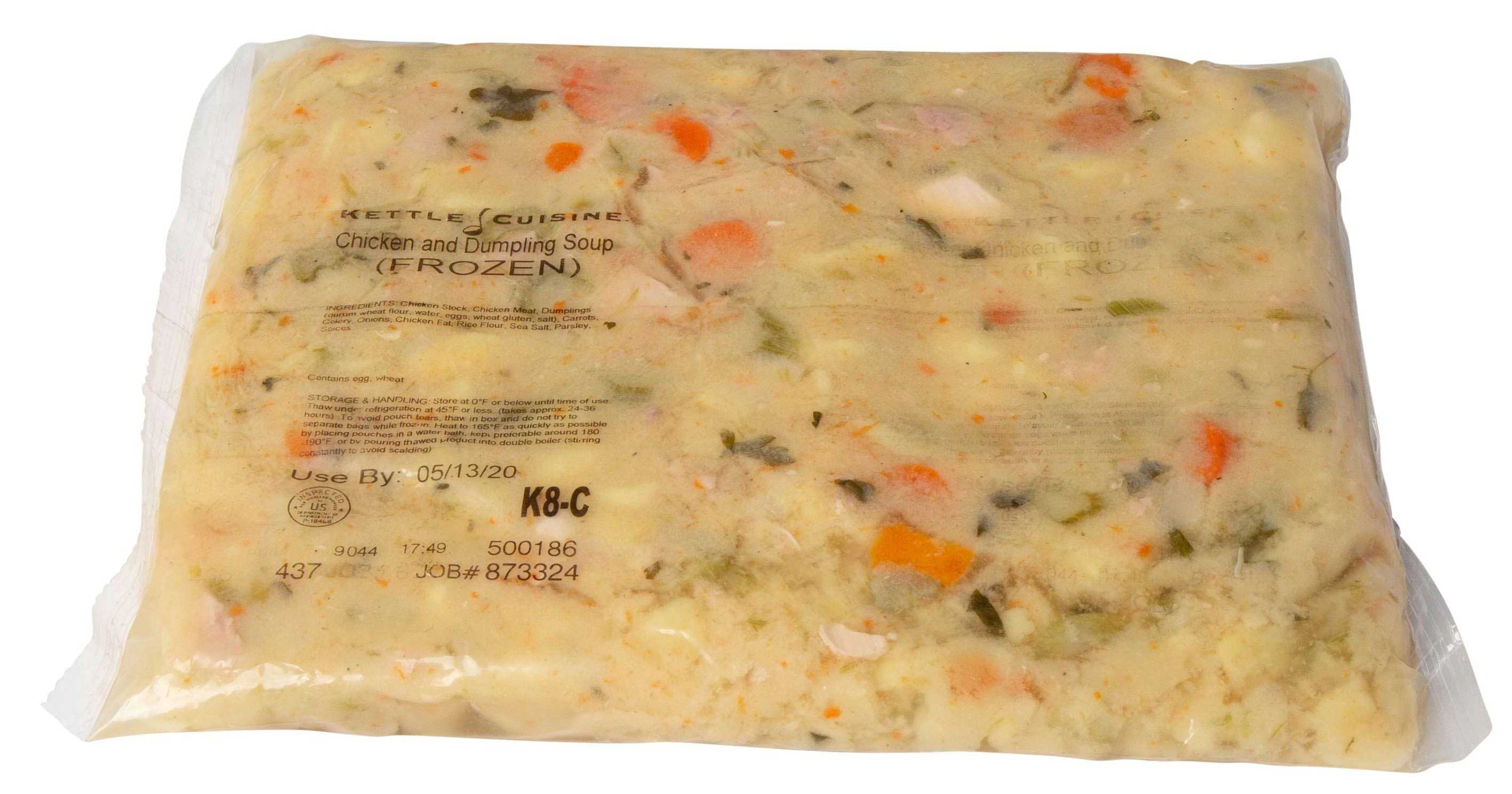 Kettle Cuisine Chicken and Dumpling Soup, 4 Pound -- 4 per case