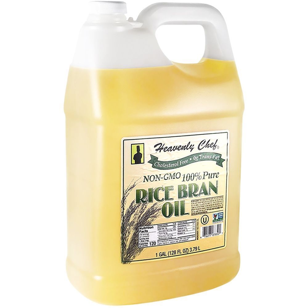 Heavenly Chef Rice Bran Oil, 1 Gallon -- 6 per case