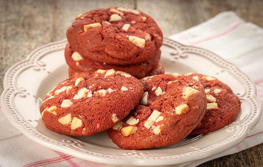 Aphrodite Divine Confections Red Velvet Cookie Dough Puck, 1.4 Ounce -- 112 per case