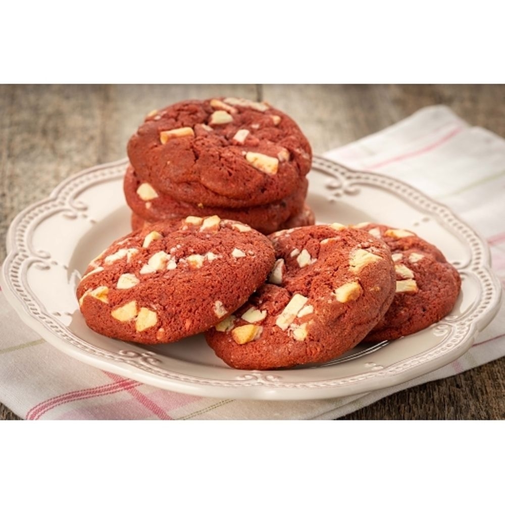Aphrodite Divine Confections Red Velvet Cookie Dough Puck, 2 Ounce -- 84 per case