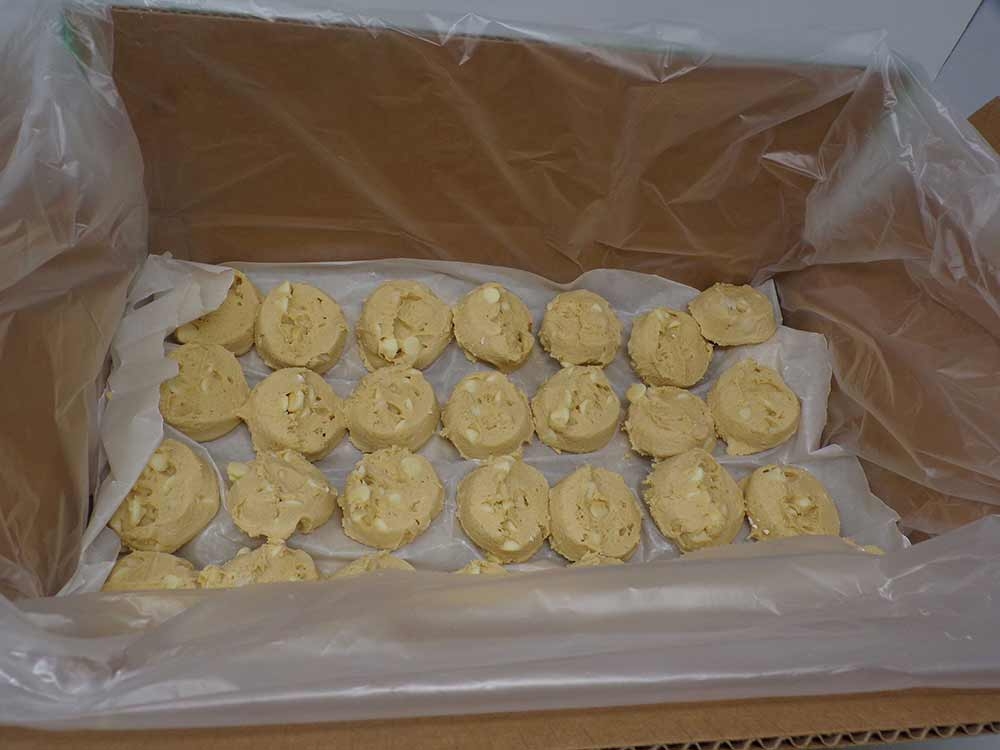 Aphrodite Divine Confections Macadamia White Chocolate Cookie Dough, 1.4 Ounce -- 112 per case