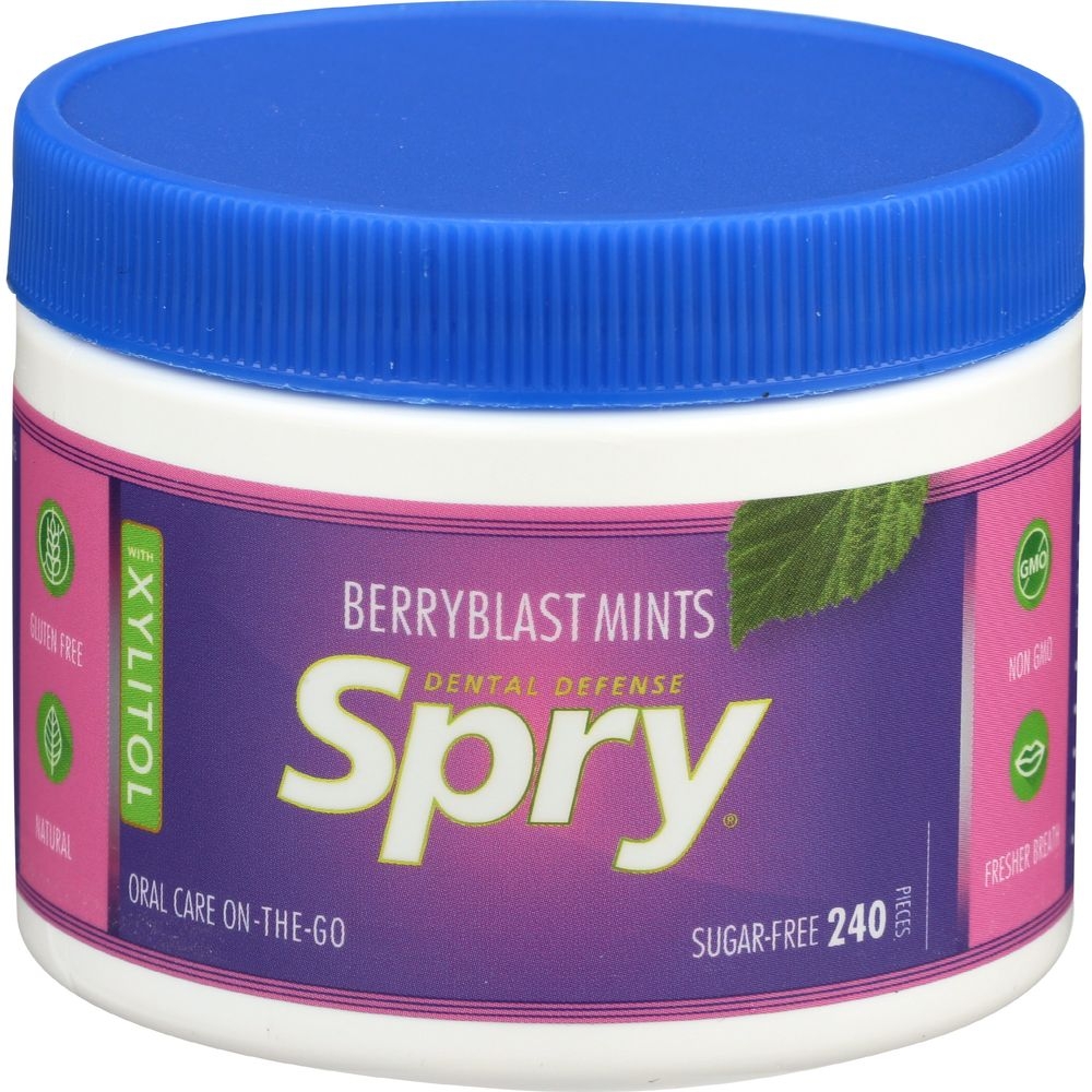 Spry Berry Blast Mints - 240 per pack.
