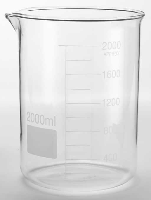 American Metalcraft Glass Clear Chemistry Beaker, 64 Ounce