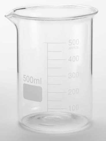 American Metalcraft Glass Clear Chemistry Beaker, 17 Ounce