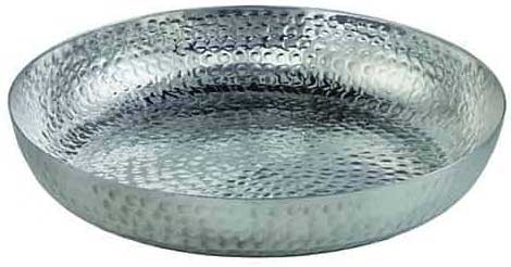 American Metalcraft Silver Hammered Aluminum Single Wall Seafood Tray, 128 Ounce