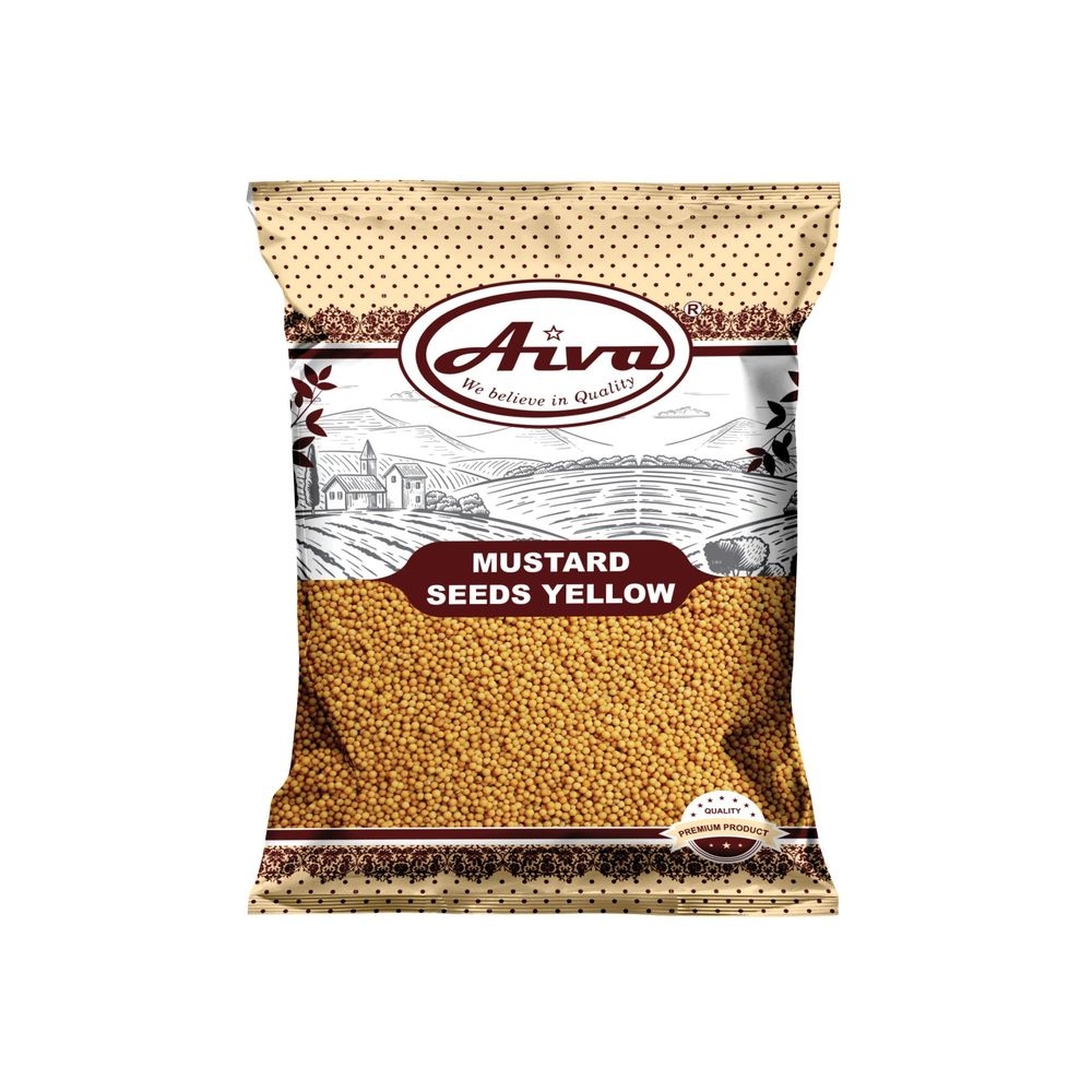Aiva Yellow Mustard Seeds, 1 Pound