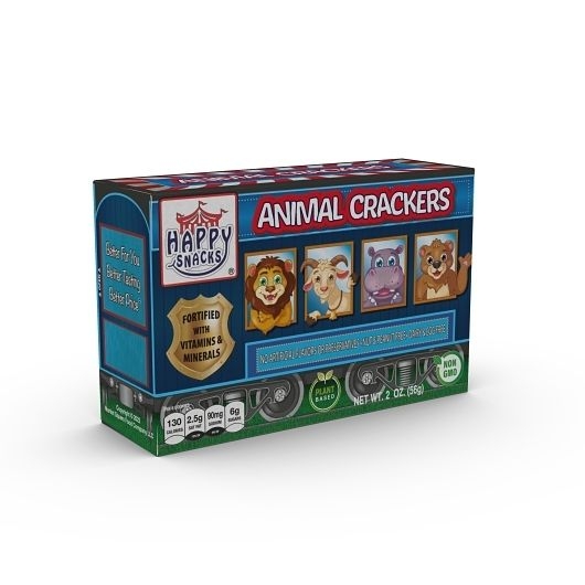 Happy Snacks Circus Animal Crackers, 2 Ounce -- 48 per case