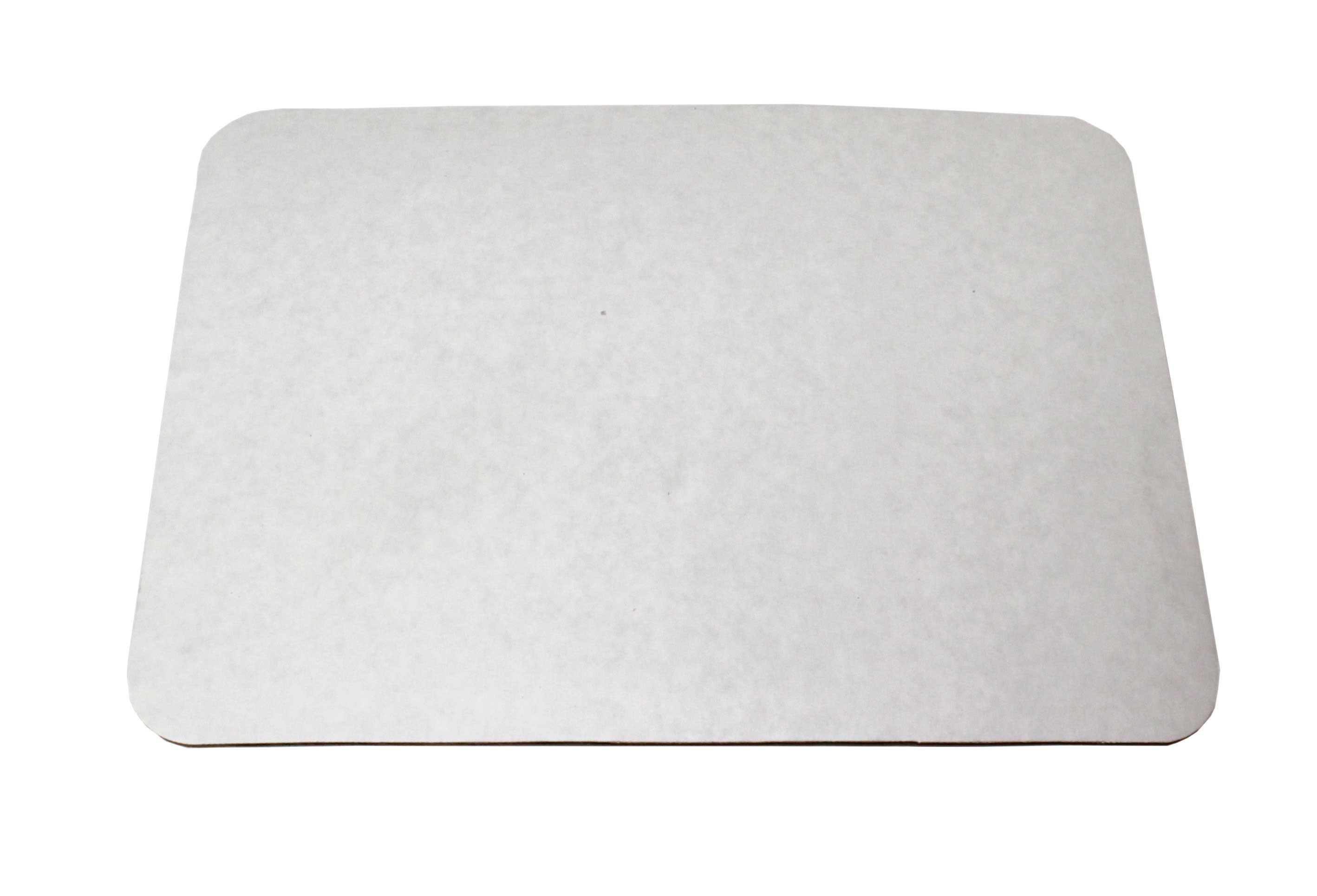 Boxit Single Wall 0.5 Sheet Mottled White Cake Pad -- 100 per case.