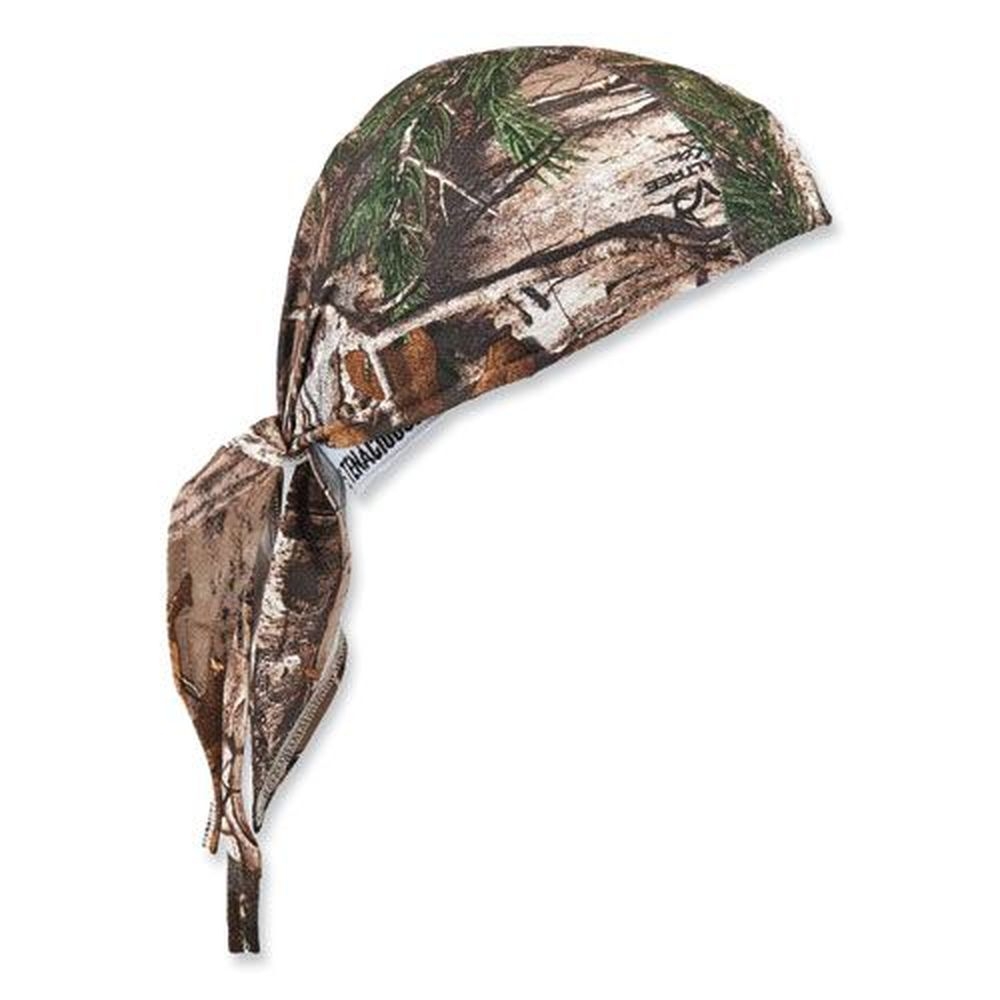 ergodyne Chill-Its 6615 RealTree Xtra High-Performance Bandana Doo Rag with Terry Cloth Sweatband, One Size Fits Most