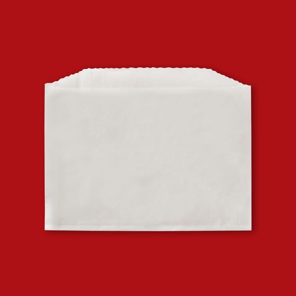 Fischer Plain French Fry Bag, 5 1/2 x 1 x 4 inch -- 8000 per case.