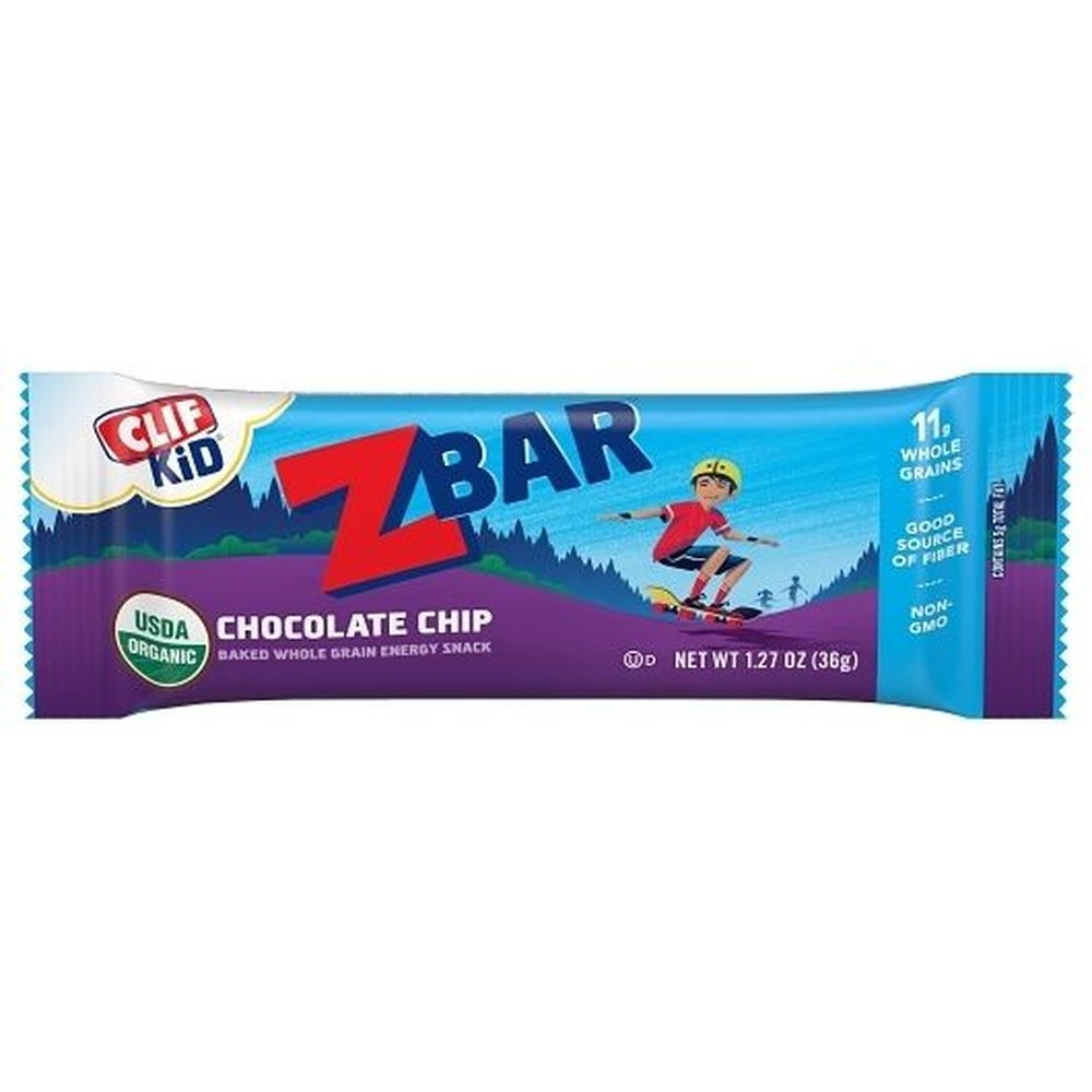 Clif Kid Zbar Non Gmo Chocolate Chip Energy Bar, 1.27 Ounce -- 72 per case
