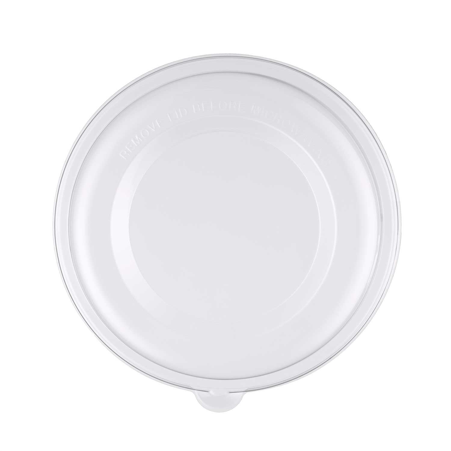 Responsible Products Multipurpose Recycled PET Dome Lid for 24/32/40/48 Ounce Bowl -- 400 per case