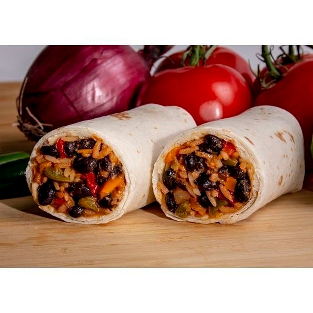 Tres Locos Chicken Black Beans Fajita Peppers Onion and Cheese Burrito, 24 count