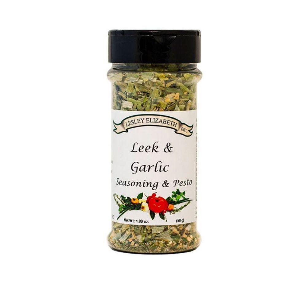 Lesley Elizabeth Leek and Garlic Seasoning and Pesto, 1.8 Ounce -- 6 per case
