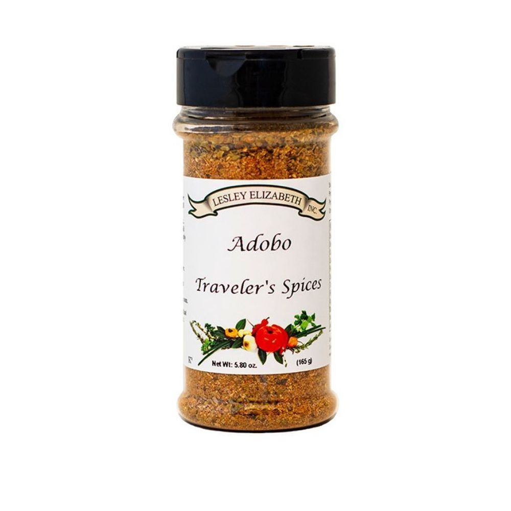 Lesley Elizabeth Adobo Travelers Spices, 5.8 Ounce -- 6 per case