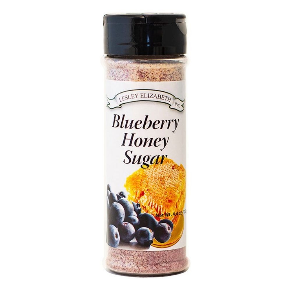 Lesley Elizabeth Blueberry Honey Sugar, 4.4 Ounce -- 6 per case