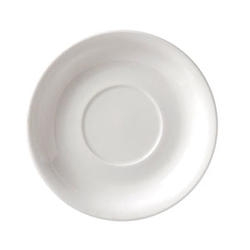Vertex China Kentfield Undecorated A.D.Saucer, 4 7/8 inch -- 36 per case.