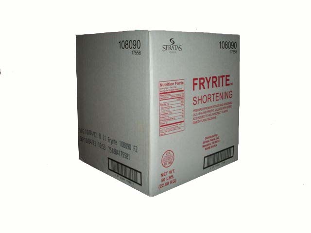 Stratas Foods Animal Vegetable Fryrite Shortening, 50 Pound.