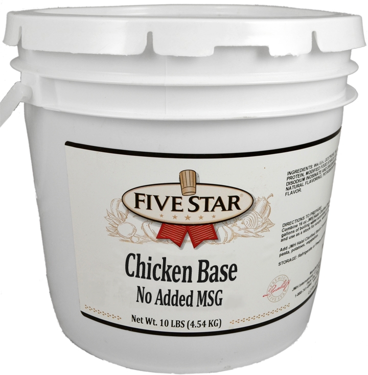 Five Star Cholesterol Free Chicken Base, 10 Pound -- 2 per case.