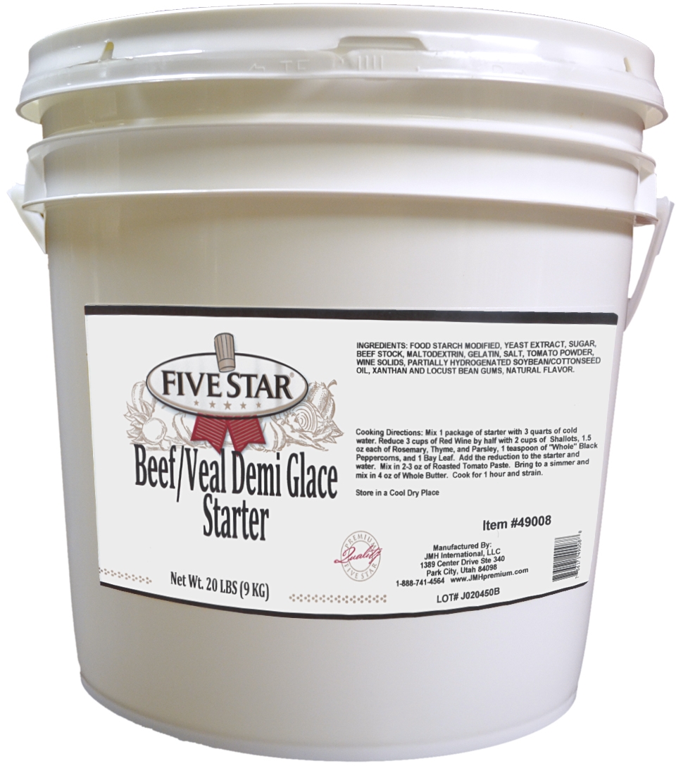 Five Star Demi Glace Beef Sauce Powder, 20 Pound.