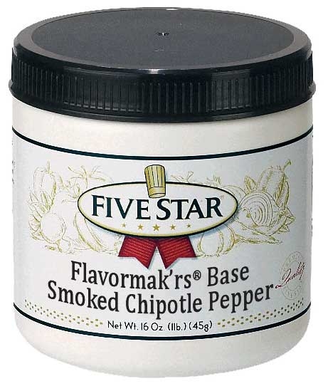 Five Star Smoked Chipotle Pepper Base, 1 Pound -- 6 per case.