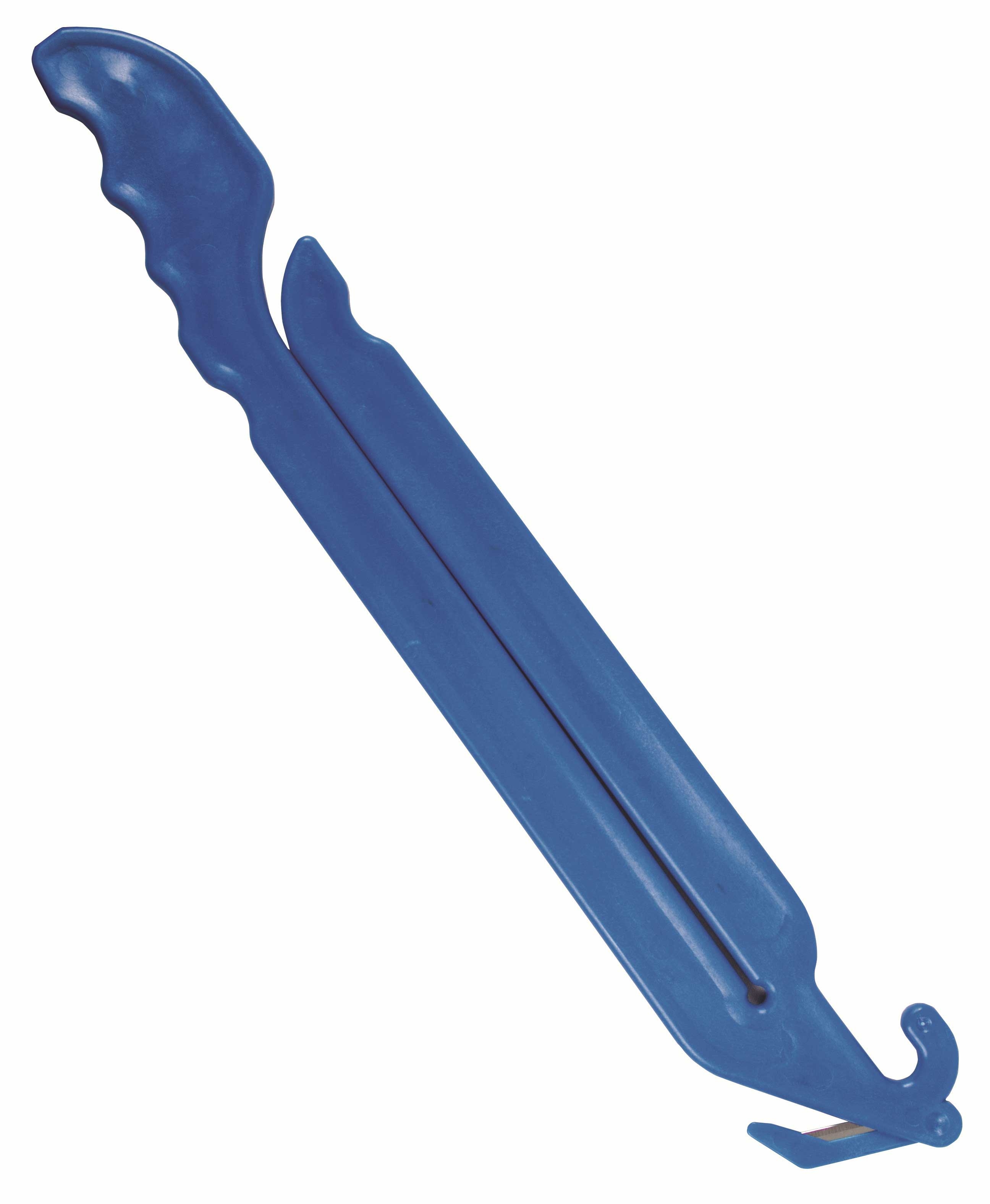 San Jamar Bag Cutter and Squeegee.